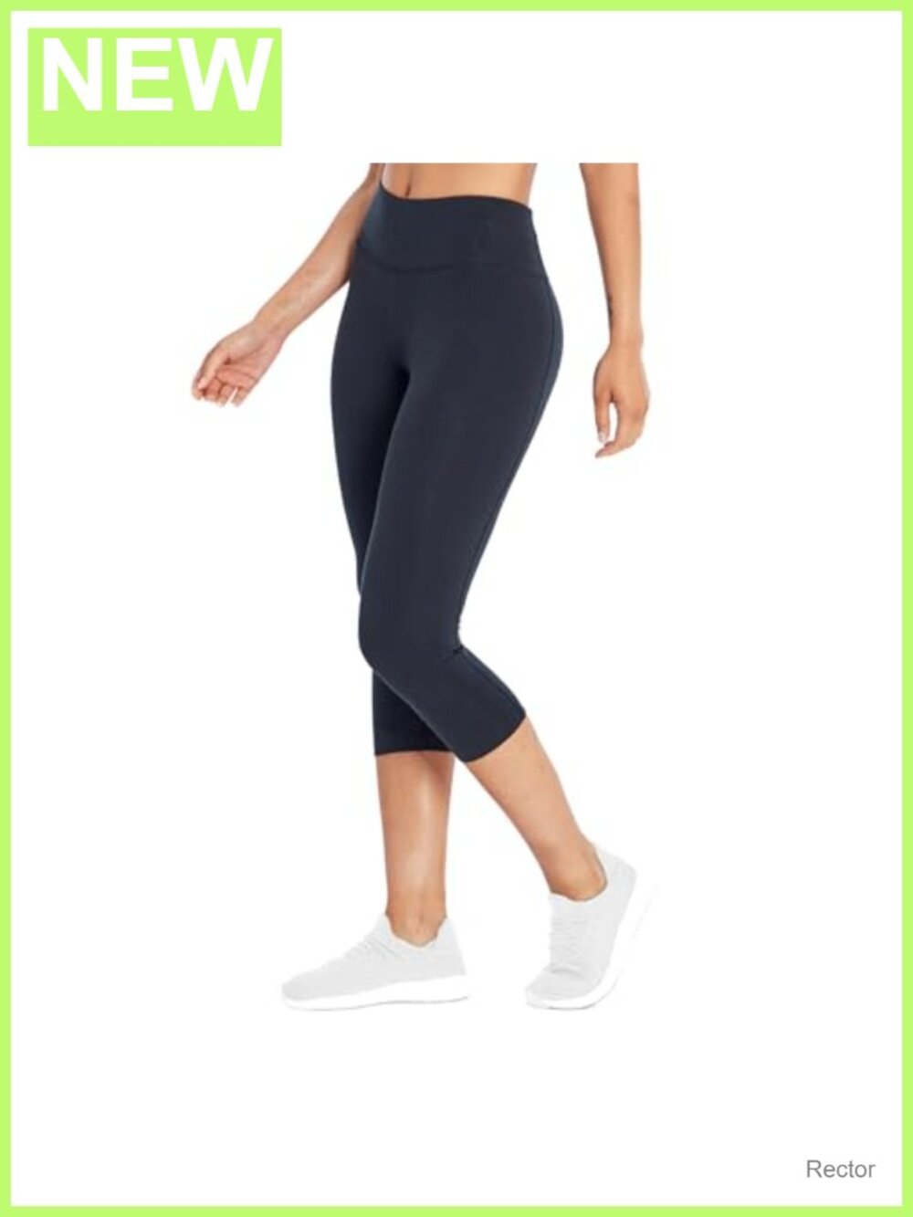 High Rise Tummy Control Capri Legging Slimming Compression Yoga